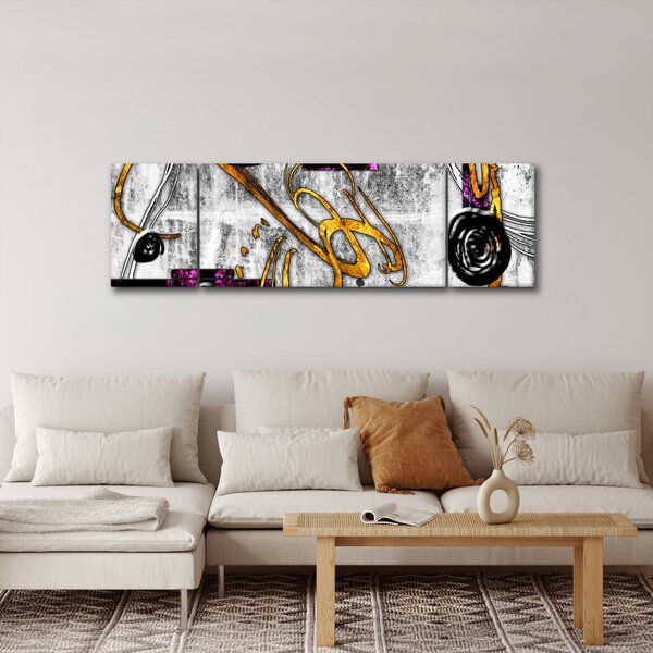 Obraz abstrakcji (170x50 cm)