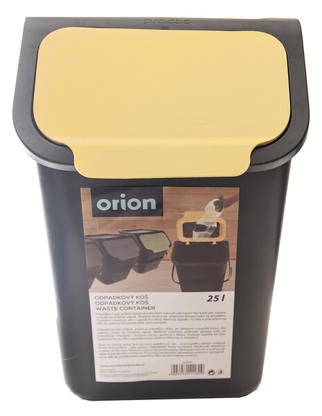 Plastikowy kosz na śmieci do segregacji odpadów 25 l Bin – Orion