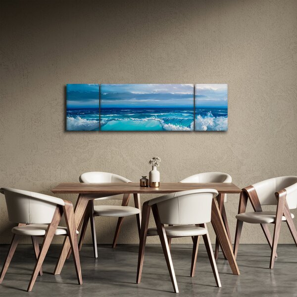 Obraz - Fale morskie (170x50 cm)