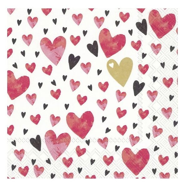 Papierowe serwetki zestaw 20 szt. Love You – IHR