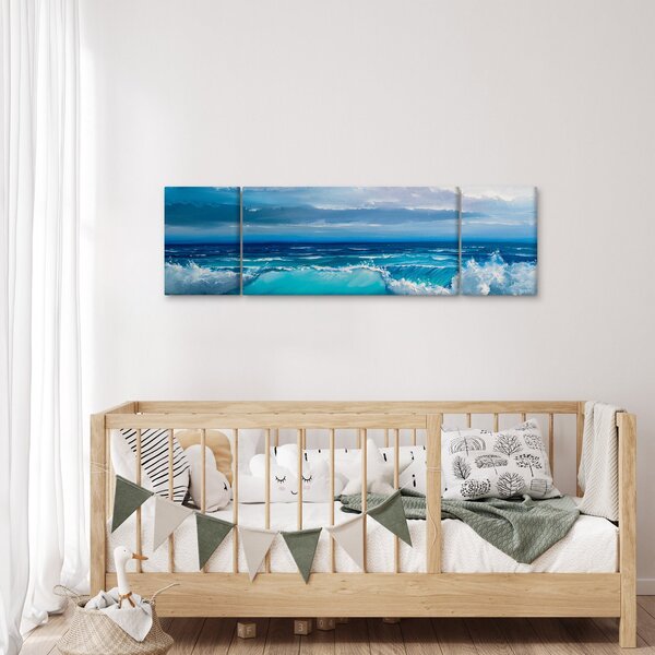 Obraz - Fale morskie (170x50 cm)