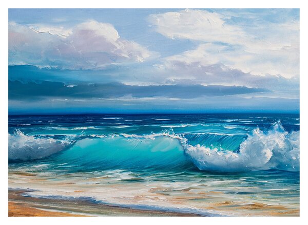 Obraz - Fale morskie (70x50 cm)