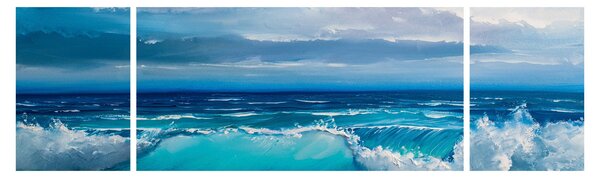 Obraz - Fale morskie (170x50 cm)