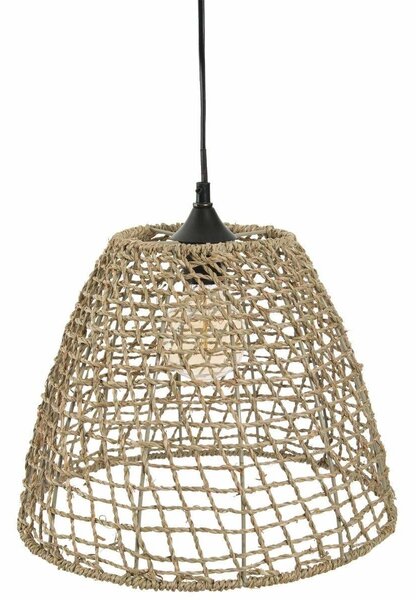 Klosz z trawy morskiej JADA, lampa stożkowa, Ø 35 cm