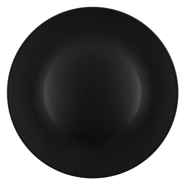 Ceramiczne talerze w kolorze matowej czerni zestaw 6 szt. ø 25 cm – Hermia