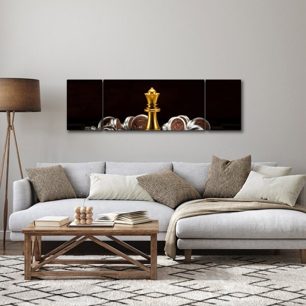 Obraz - Figury szachowe (170x50 cm)