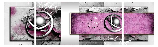 Obraz abstrakcji (170x50 cm)