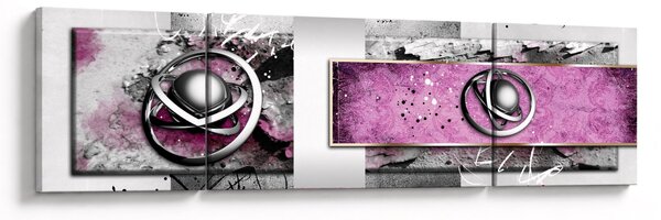 Obraz abstrakcji (170x50 cm)