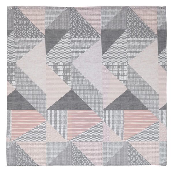 Zasłona prysznicowa 180x180 cm Larsson Geo – Catherine Lansfield