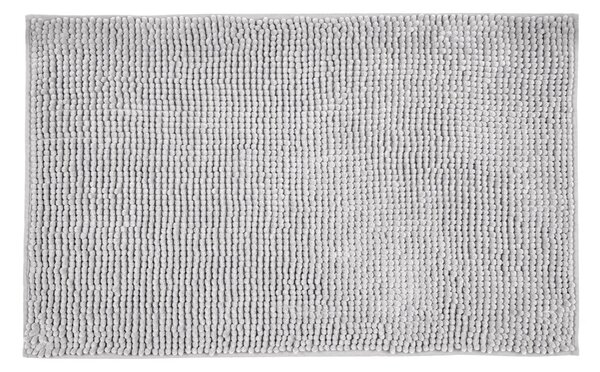 Jasnoszary tekstylny dywanik łazienkowy 50x80 cm Chenille – Allstar