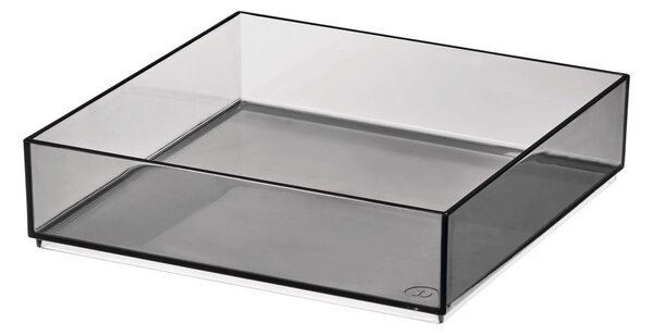 Organizer łazienkowy na kosmetyki z plastiku z recyklingu w kolorze matowej czerni – iDesign
