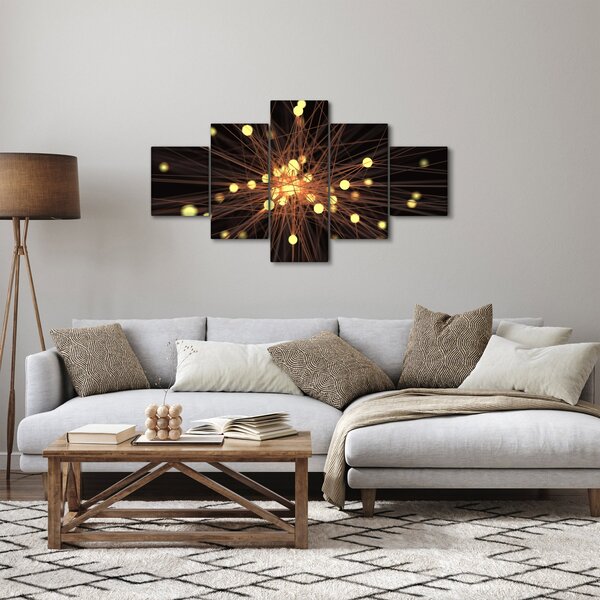 Obraz abstrakcji (125x70 cm)