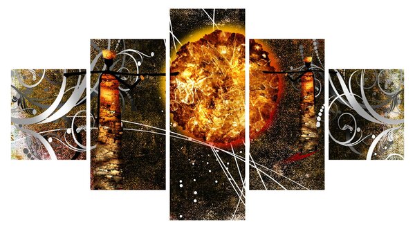 Obraz malarstwa z epoki starożytnej (125x70 cm)