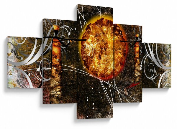 Obraz malarstwa z epoki starożytnej (125x70 cm)