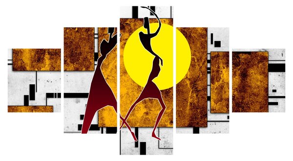 Obraz malarstwa z epoki starożytnej (125x70 cm)