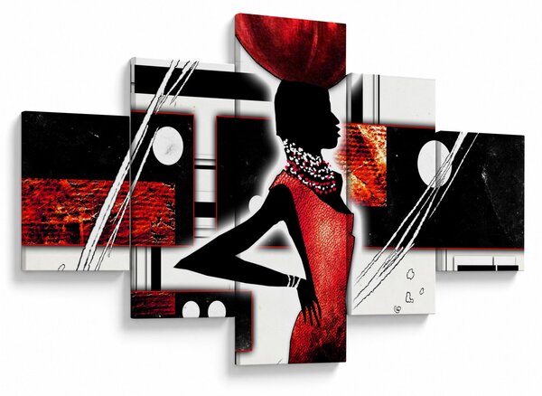 Obraz obrazu starożytnej damy (125x70 cm)