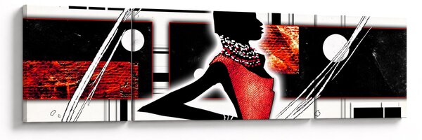 Obraz obrazu starożytnej damy (170x50 cm)