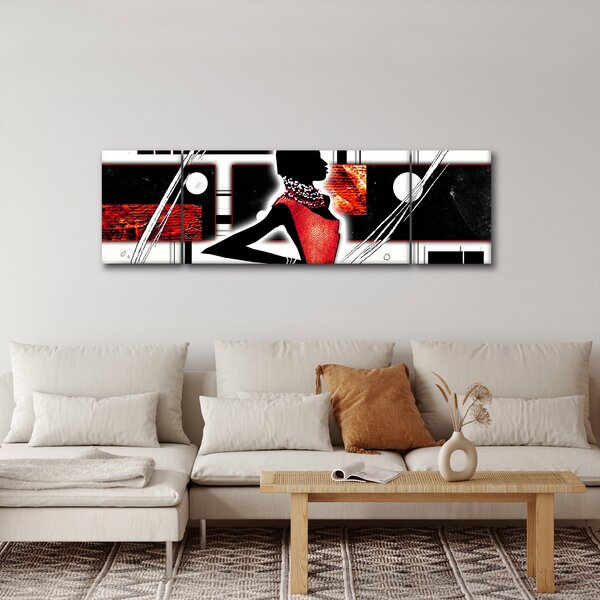 Obraz obrazu starożytnej damy (170x50 cm)