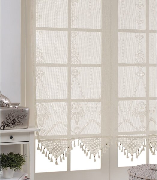 Kremowa firanka 100x200 cm Authentic – Oyo Concept