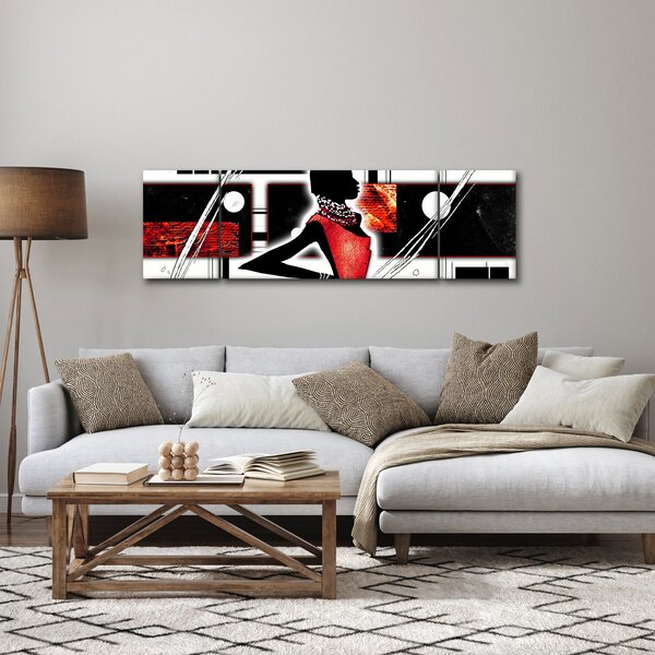 Obraz obrazu starożytnej damy (170x50 cm)