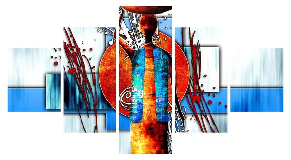 Obraz przedstawiający starożytną osobę (125x70 cm)