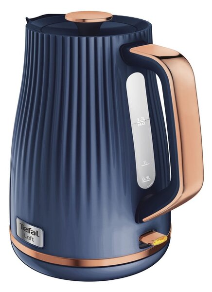 Ciemnoniebieski czajnik elektryczny 1,7 l Loft KO251430 – Tefal