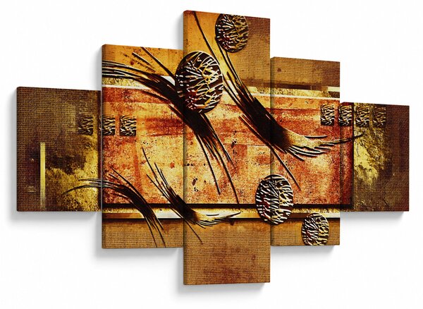 Obraz abstrakcji (125x70 cm)