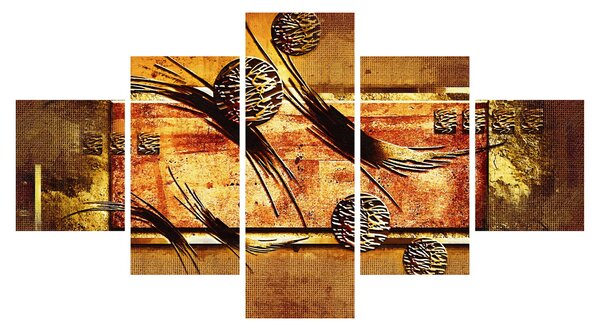Obraz abstrakcji (125x70 cm)