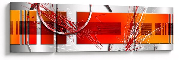 Abstrakcyjny obraz (170x50 cm)