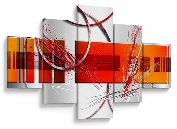 Abstrakcyjny obraz (125x70 cm)