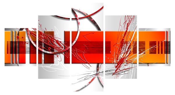 Abstrakcyjny obraz (125x70 cm)