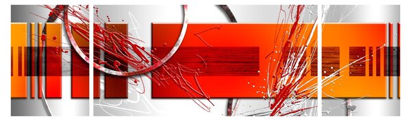 Abstrakcyjny obraz (170x50 cm)