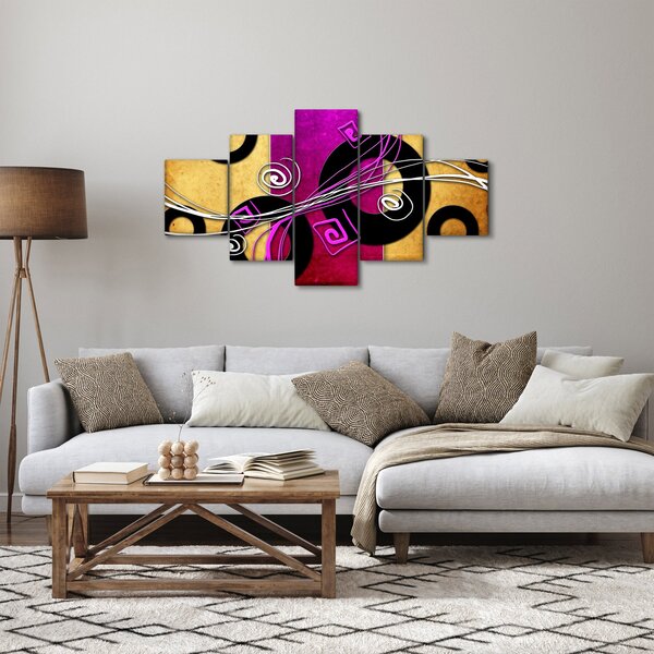 Obraz abstrakcji (125x70 cm)