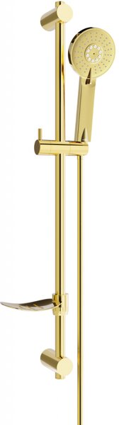 Mexen DF40 zestaw prysznicowy suwany, złoty