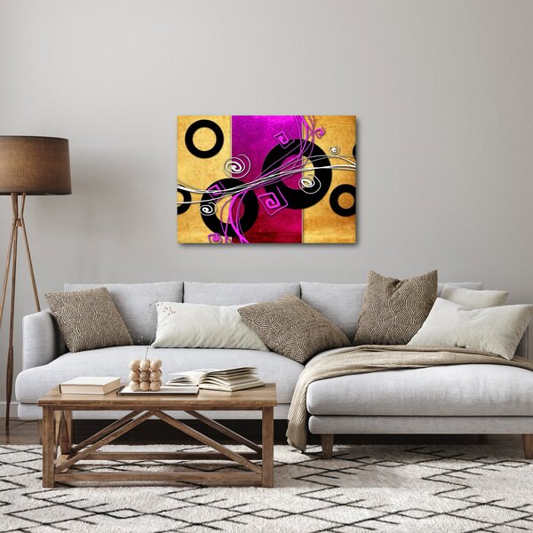 Obraz abstrakcji (70x50 cm)