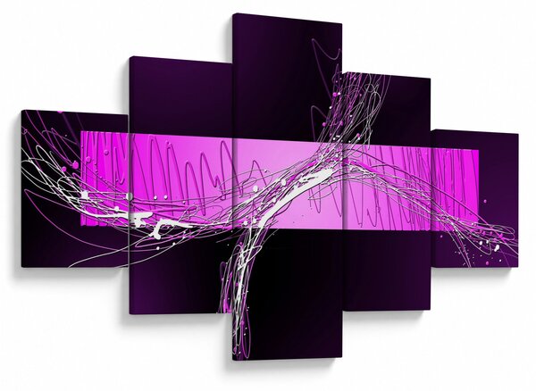 Abstrakcyjny obraz (125x70 cm)