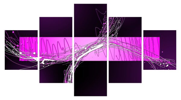 Abstrakcyjny obraz (125x70 cm)