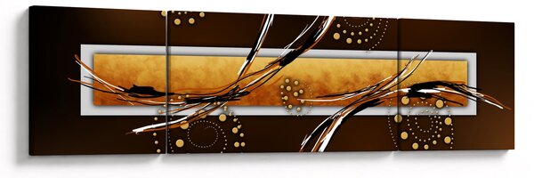 Obraz abstrakcji - Motyle (170x50 cm)
