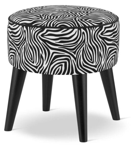 Pufa okrągła - Zebra