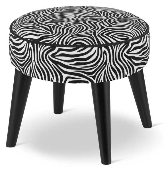 Pufa okrągła - Zebra