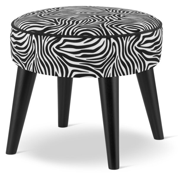 Pufa okrągła - Zebra