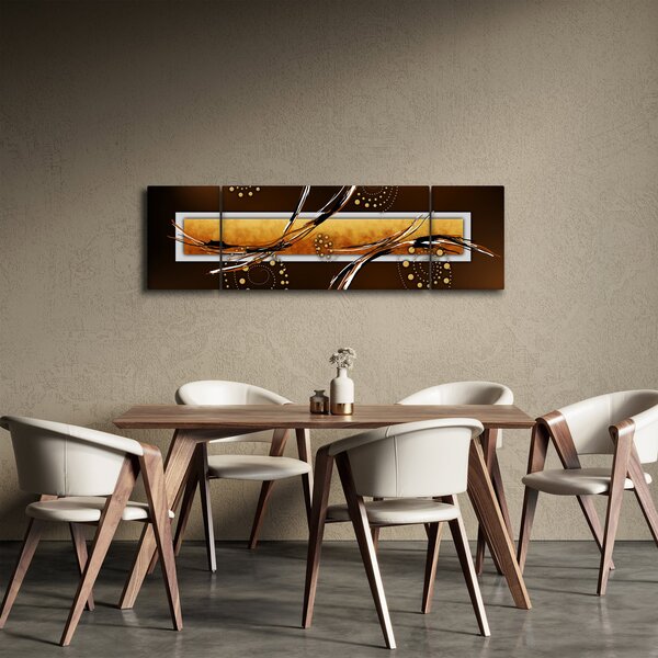 Obraz abstrakcji - Motyle (170x50 cm)
