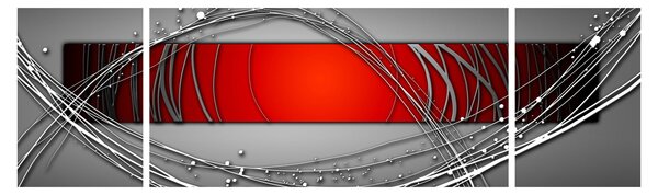 Abstrakcyjny obraz (170x50 cm)