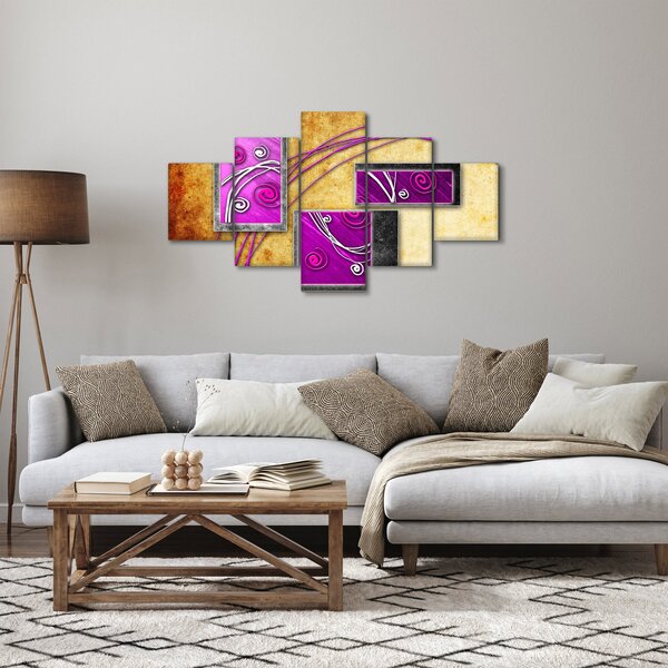 Obraz abstrakcji (125x70 cm)