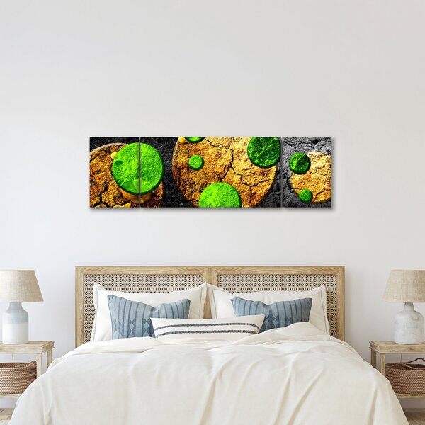 Obraz abstrakcji - Kule (170x50 cm)
