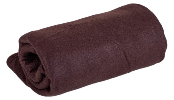 Brązowy koc polarowy 200x150 cm – JAHU collections