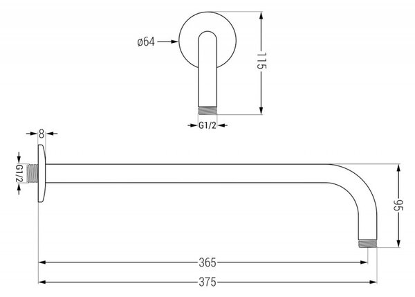 Mexen Kai DR70 zestaw wannowo-prysznicowy podtynkowy z deszczownicą 25 cm, chrom - 77602DR70251-00