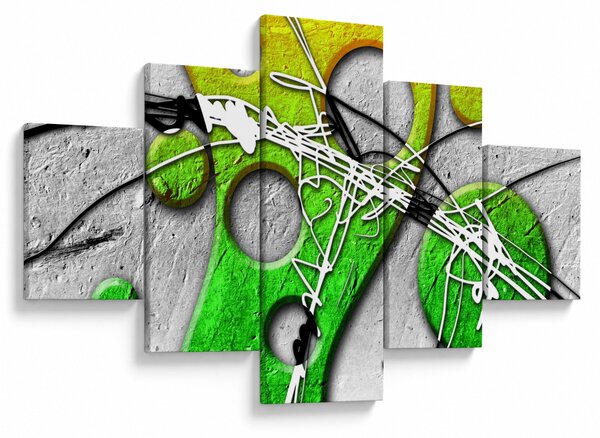 Abstrakcyjny obraz (125x70 cm)