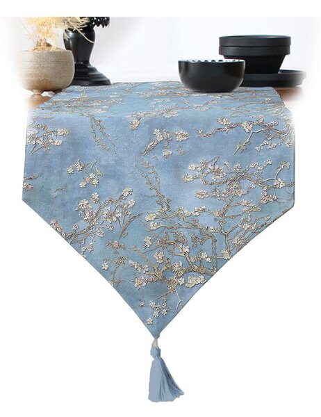 Bieżnik 45x140 cm Blue Spring – Minimalist Cushion Covers