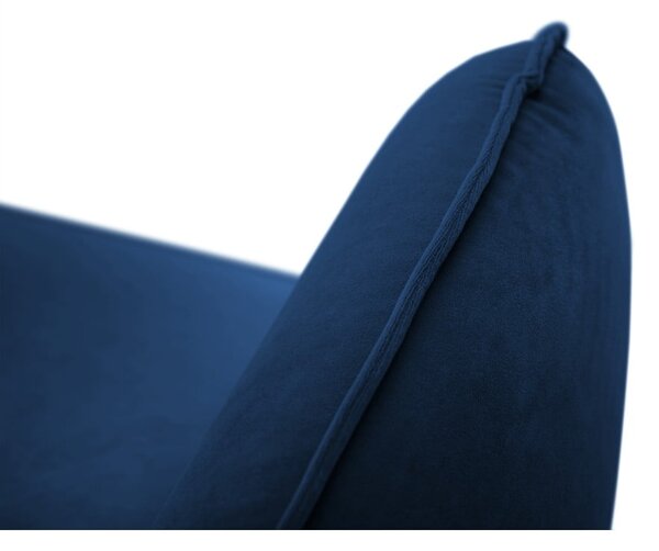 Niebieska aksamitna sofa 160 cm Vienna – Cosmopolitan Design
